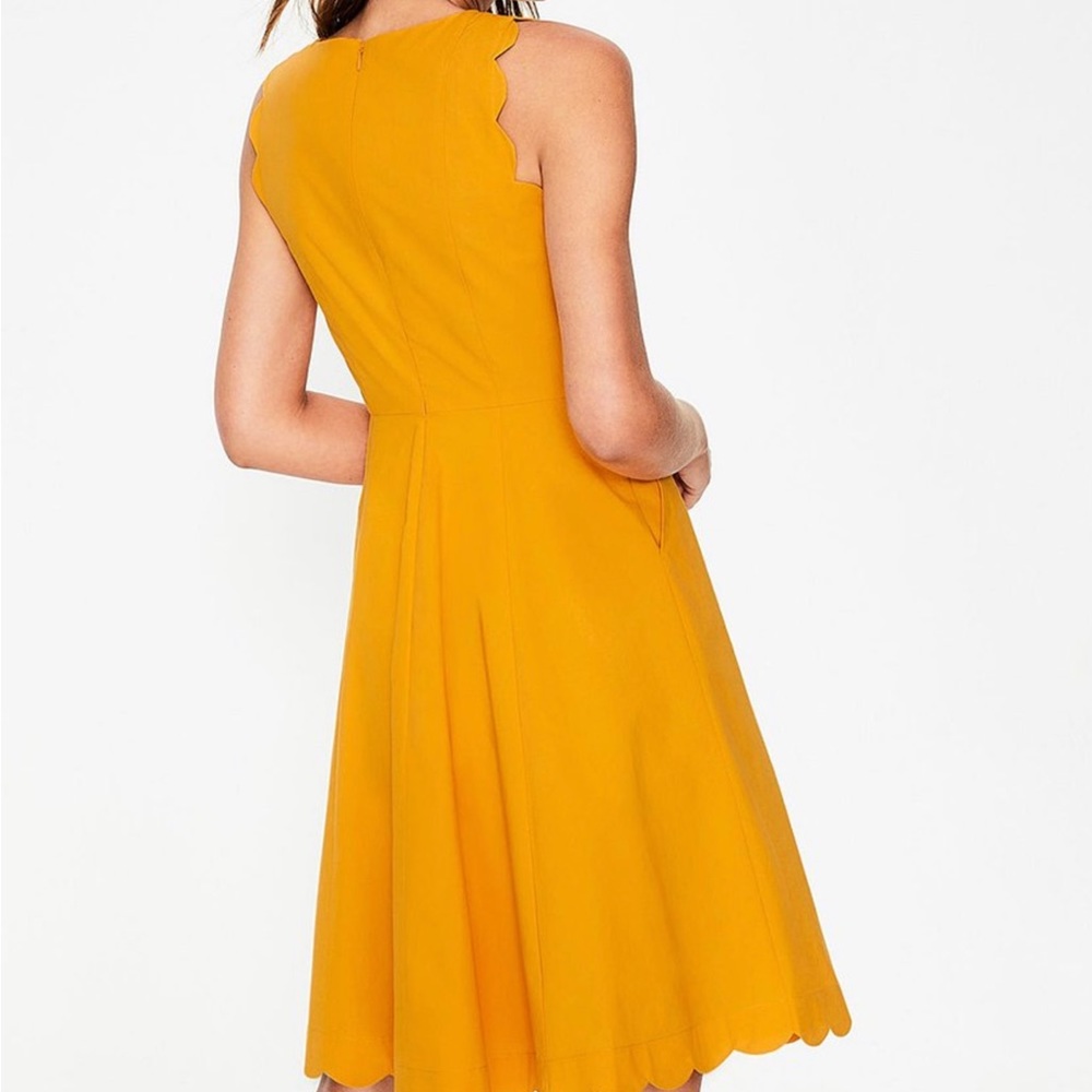 BODEN Judith Dress - Yellow Ochre 4 regular